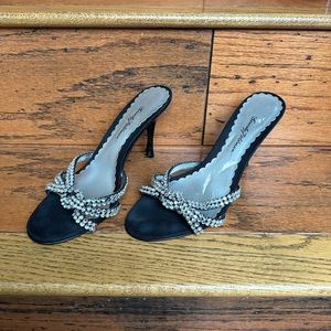 Beverly Feldman Bow Sandal Heels - Size 10